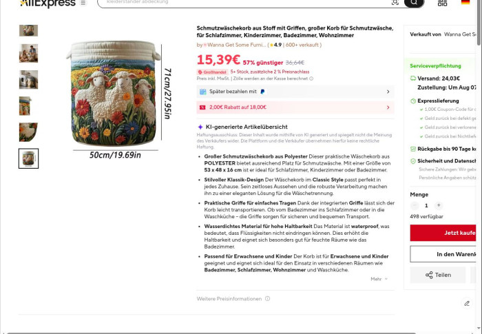... findet sich identisch bei Aliexpress. (Bild: Aliexpress/Screenshot: Golem)